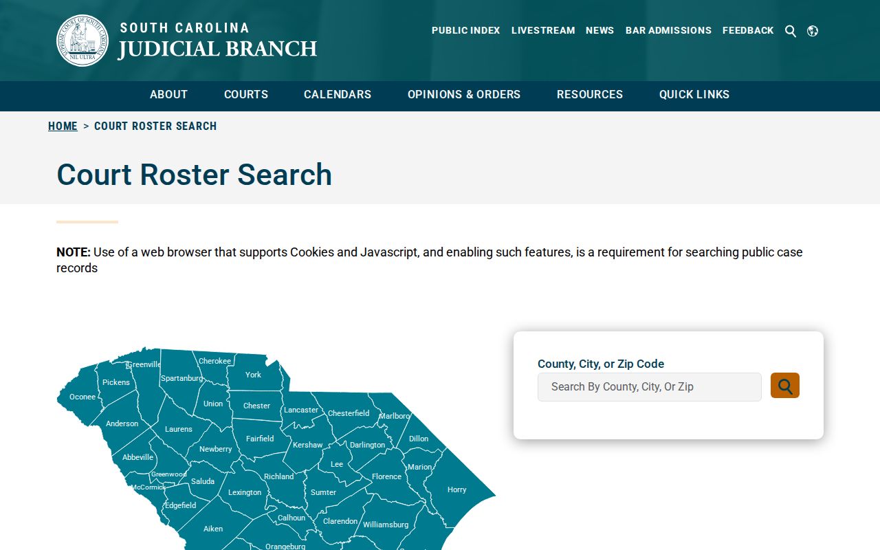 Chesterfield County criminal court roster search